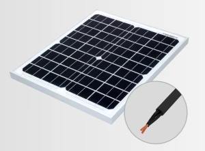 Photovoltaic panel 20W with 5 m cable